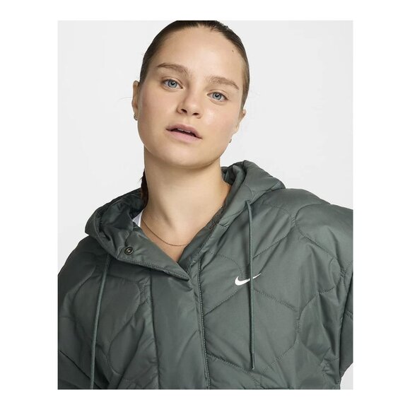 Nike Sportswear Essential Women's Quilted Anorak Jacket - Picture 5 of 6